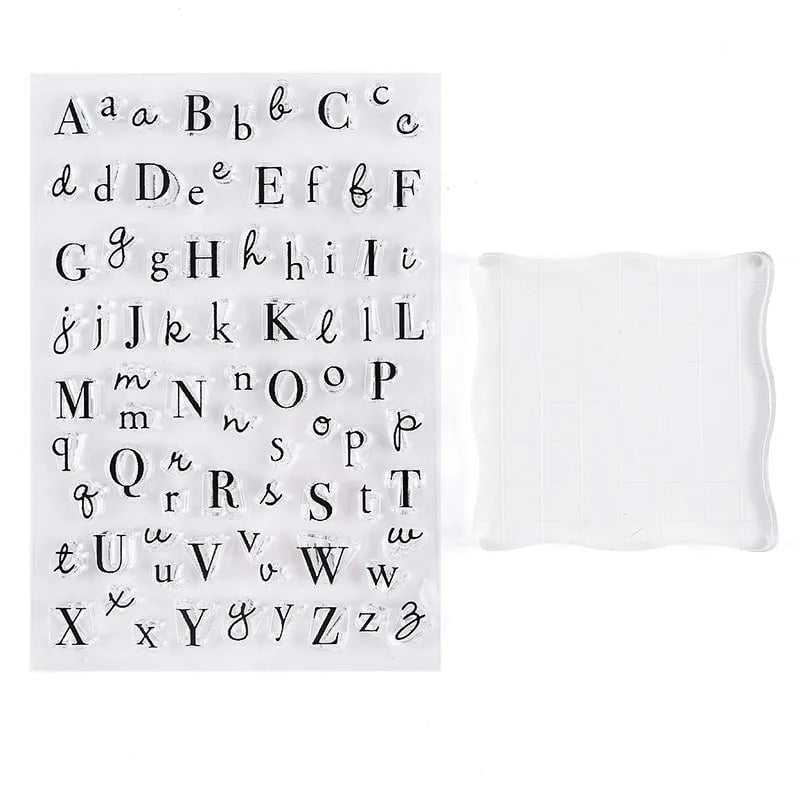 Alphabet Letter Stamps Set - Fondant Embossing Cookie Decorating Tools