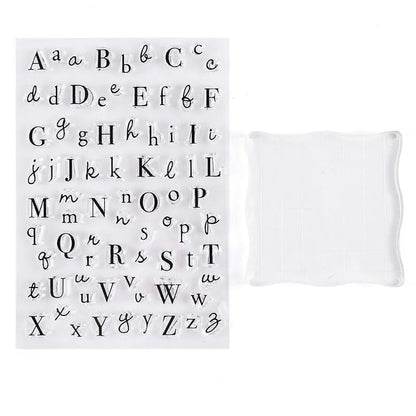 Alphabet Letter Stamps Set - Fondant Embossing Cookie Decorating Tools