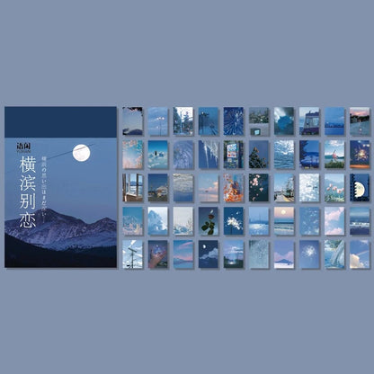 Natural Scenery Art Stickers Book - 50 Sheets Aesthetic Landscape
