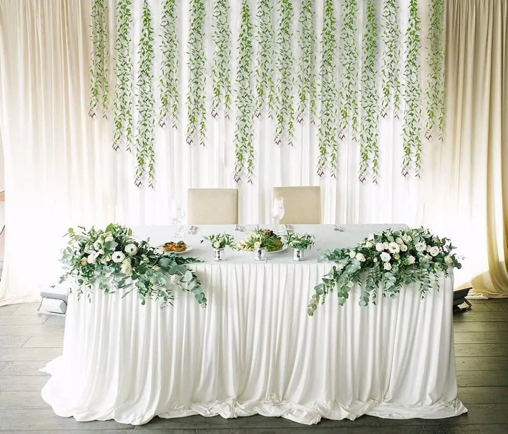 LED Artificial Ivy Garland 6ft Fake Vine String Lights Willow
