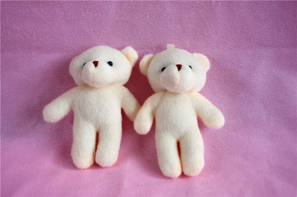 12CM Mini Teddy Bear Plush Toys - Soft Diamond Bears 1/5/10pcs Set