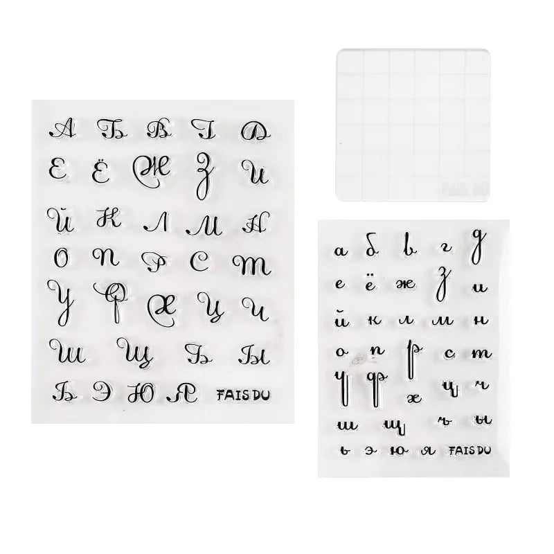 Alphabet Letter Stamps Set - Fondant Embossing Cookie Decorating Tools