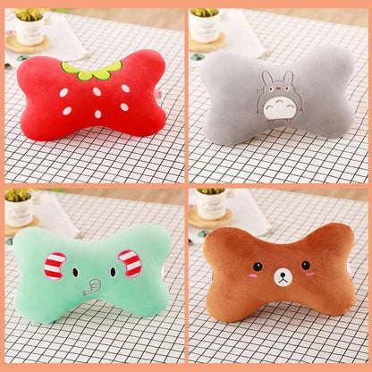 Cartoon Animal Car Neck Pillow - Travel Headrest Support Cushion