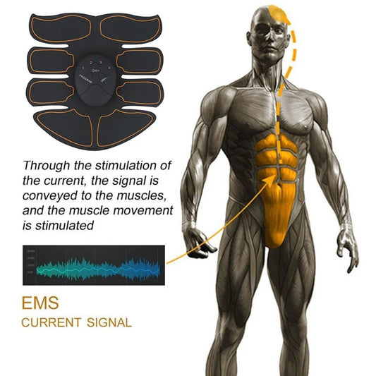 Wireless EMS Muscle Stimulator - ABS Hip Buttocks Trainer Massager