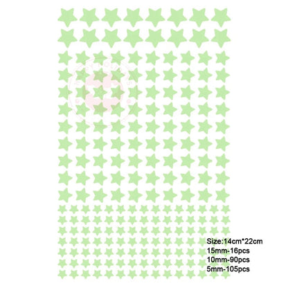 Glow in Dark 3D Moon Stars Wall Stickers - Kids Room Decor Decals