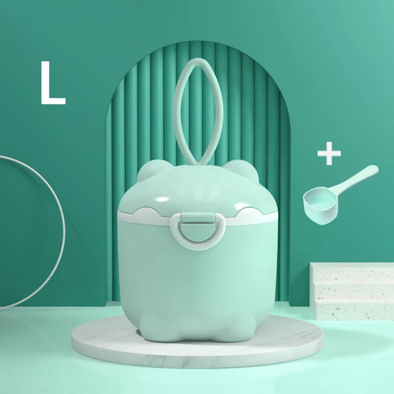 Portable Baby Milk Powder Storage Container - Pig Design Cereal Box