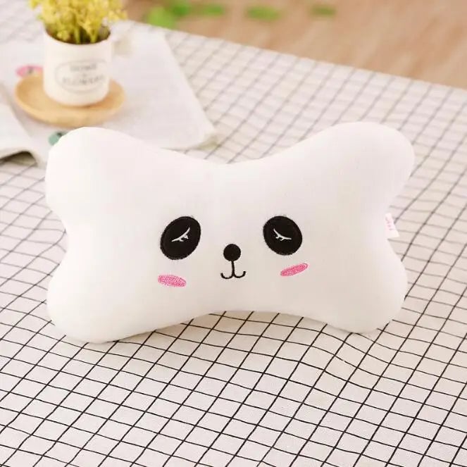 Cartoon Animal Car Neck Pillow - Travel Headrest Support Cushion