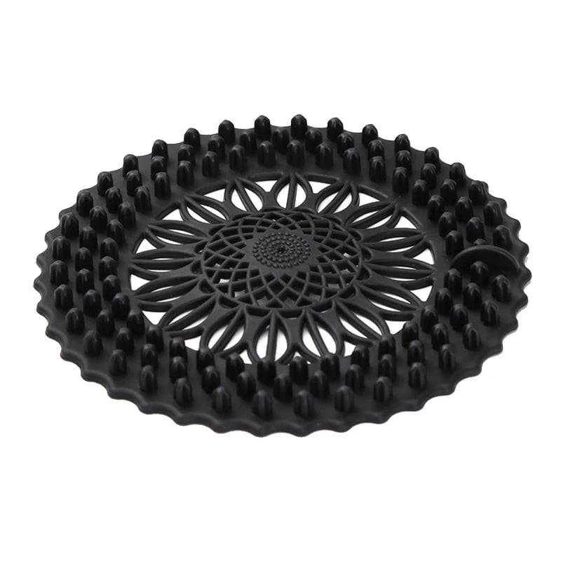 Silicone Hair Catcher Drain Cover - Shower Floor Strainer Filter
