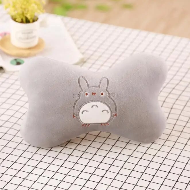 Cartoon Animal Car Neck Pillow - Travel Headrest Support Cushion