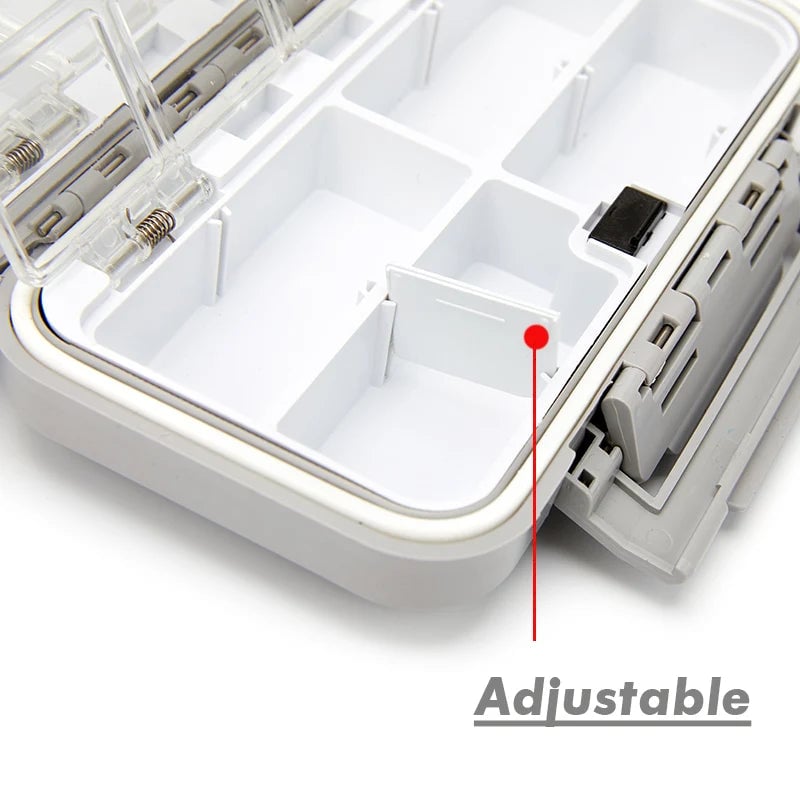 16 Grid Weekly Pill Organizer Box - Medicine Storage Container