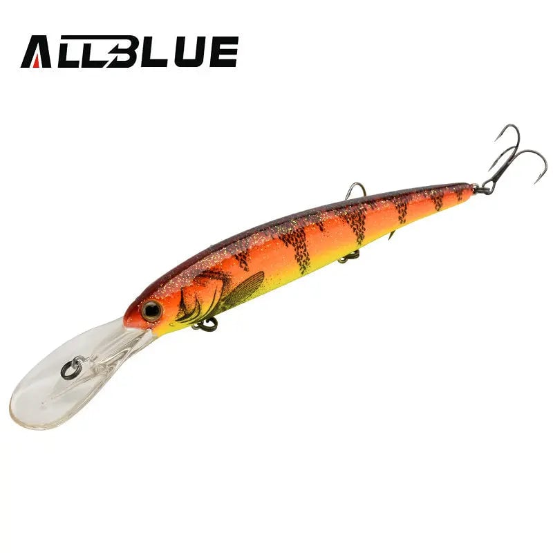 ALLBLUE Deep Walleye 125MM Trolling Crankbait Minnow Lure Bass Pike