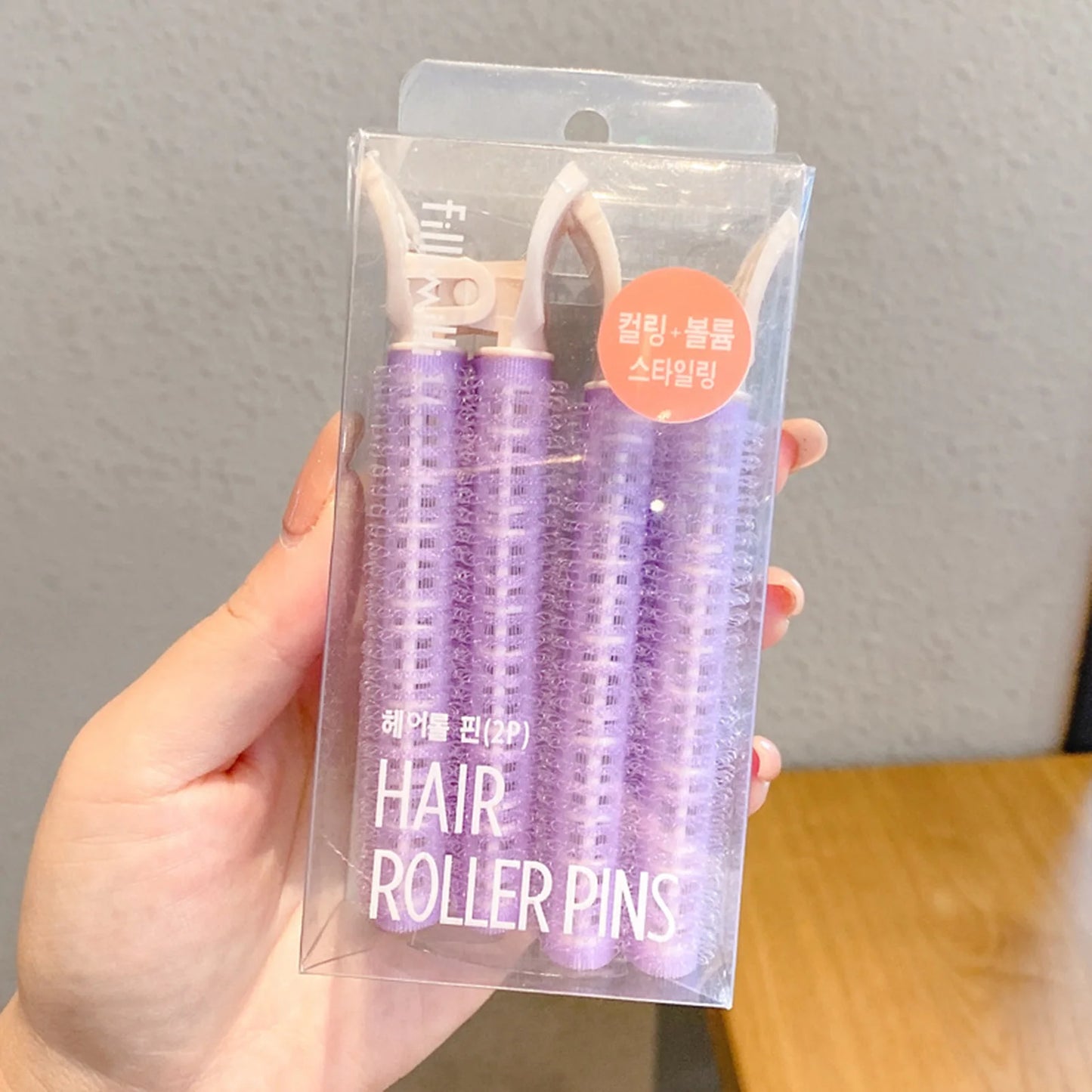 Heatless Hair Curlers Set - Lazy Rollers & Bangs Styling Clips