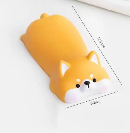 Ergonomic Kawaii Wrist Rest Mouse Pad - Slow Rising Squishy Support