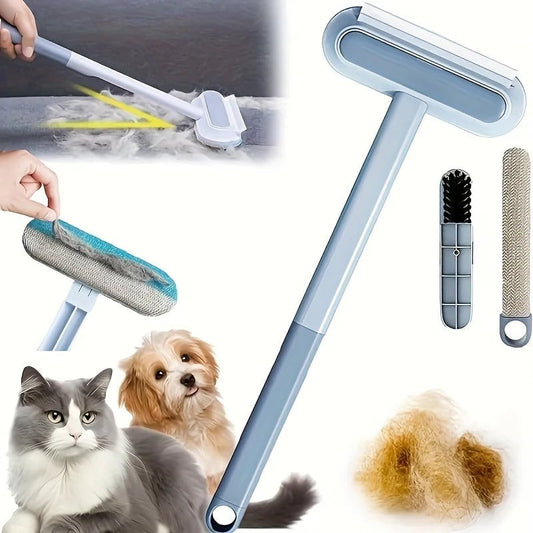 Washable Reusable Dog Hair Remover Brush - Carpet Sofa Furniture