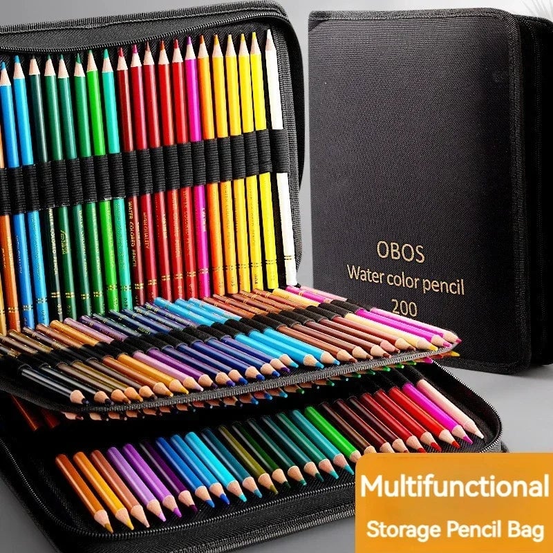 Professional Colored Pencils Set 200/120/72/48 Oil Watercolor Art