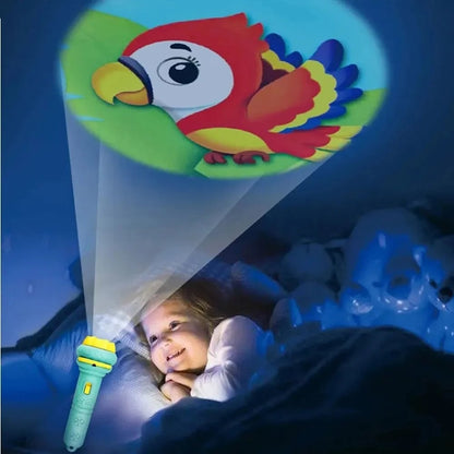 80 Pattern Projection Flashlight - 10 Cards Educational Bedtime Toy