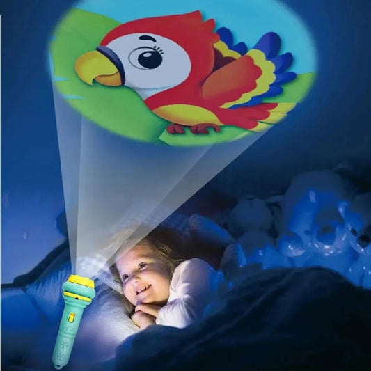 80 Pattern Projection Flashlight - 10 Cards Educational Bedtime Toy