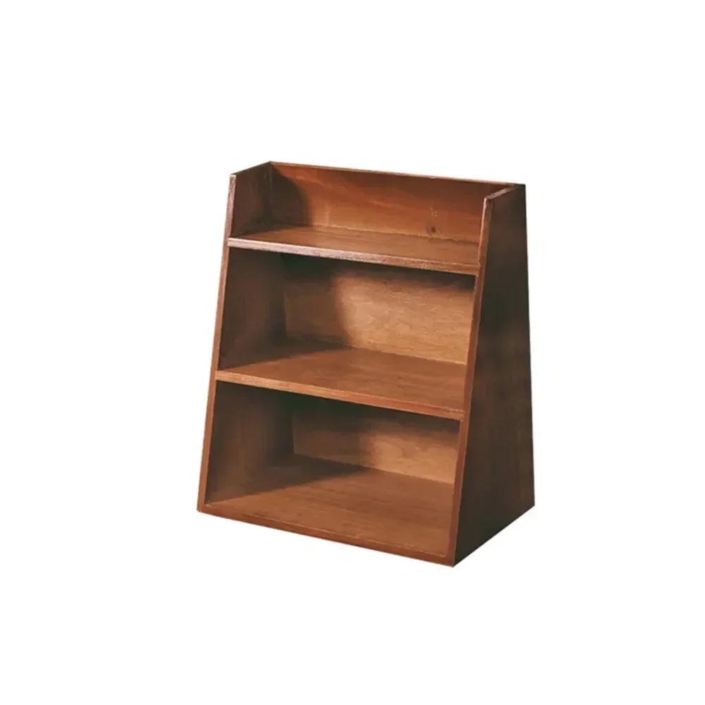 Vintage Wooden Perfume Organizer Rack - Multifunctional Storage