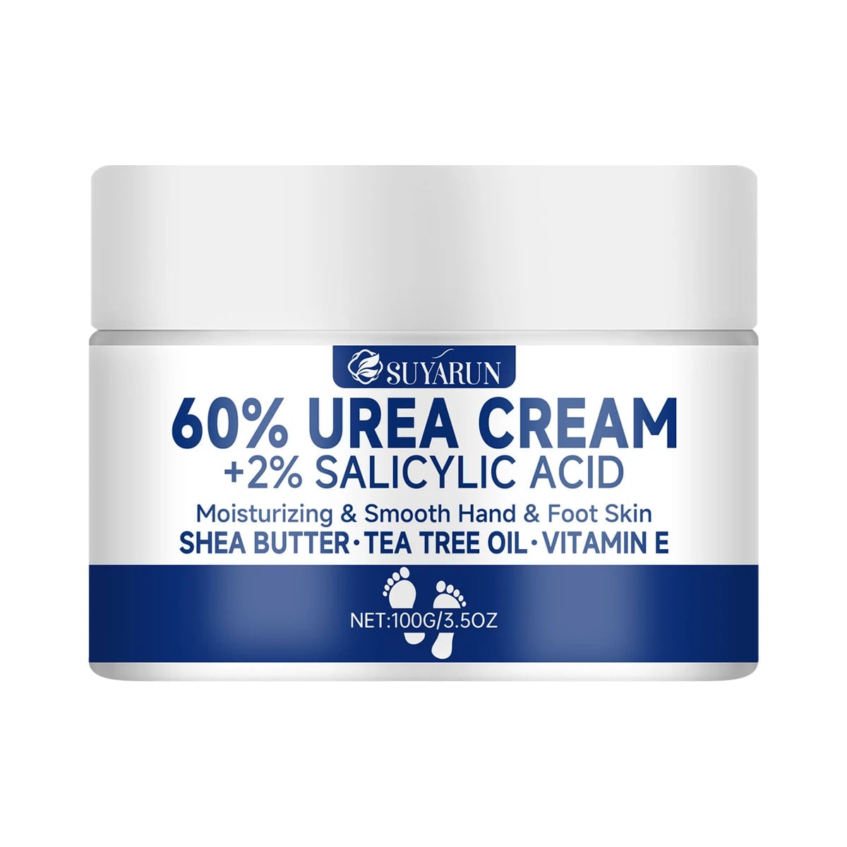 SUYARUN 60% Urea Foot Cream - Cracked Heel Repair & Callus Remover