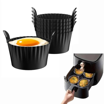 Silicone Egg Cups - Air Fryer & Dishwasher Safe Reusable Baking