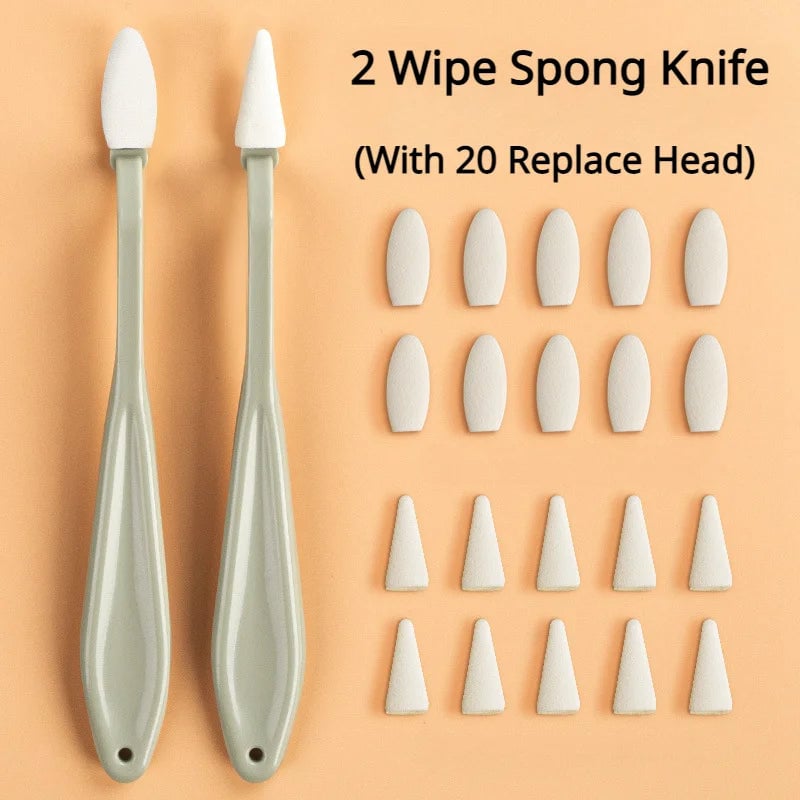 Art Sketch Wipe Knife + 20pcs Washable Brush Sponge Eraser Pen Set