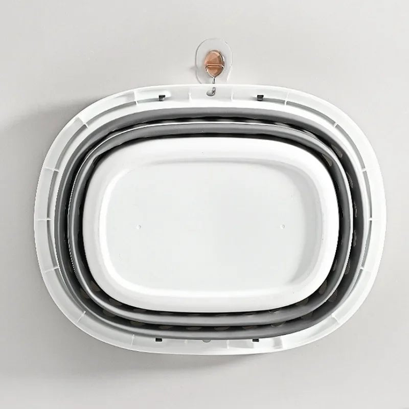 16L Collapsible Laundry Basket with Handles - Space-Saving Storage