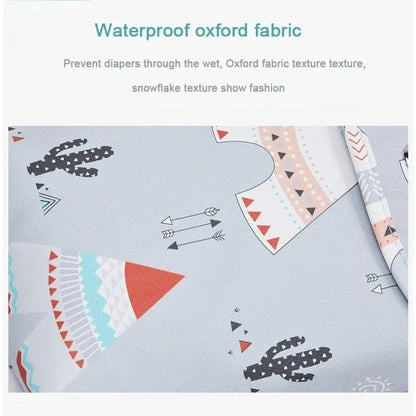 Waterproof Baby Diaper Bag Organizer with Wet Dry Compartments