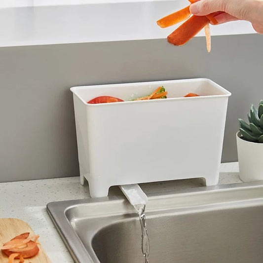 Sink Drain Garbage Bin Filter - Kitchen Residue Storage Rack