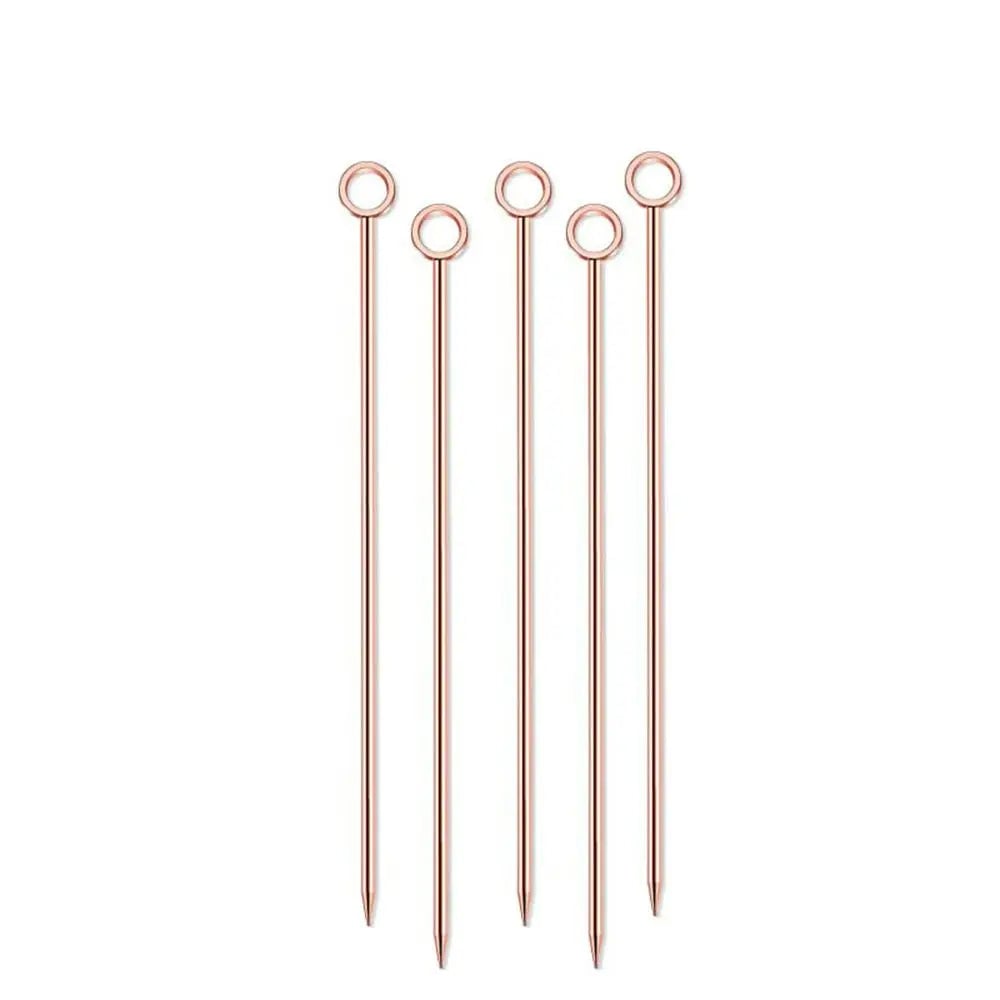 Stainless Steel Cocktail Picks - Reusable Fruit Forks Bar Tools