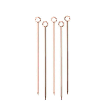 Stainless Steel Cocktail Picks - Reusable Fruit Forks Bar Tools