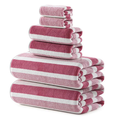Soft Absorbent Bath Towel Set 2/4/6 Pcs Quick-Drying Towels