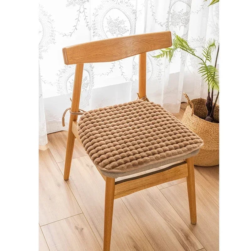 Square Cotton Chair Cushion - Winter-Thicker Non-Slip Pad