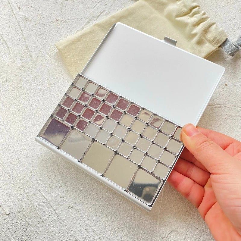 TN Travel Watercolor Box Magnetic Grid Palette Portable Acuarela Set