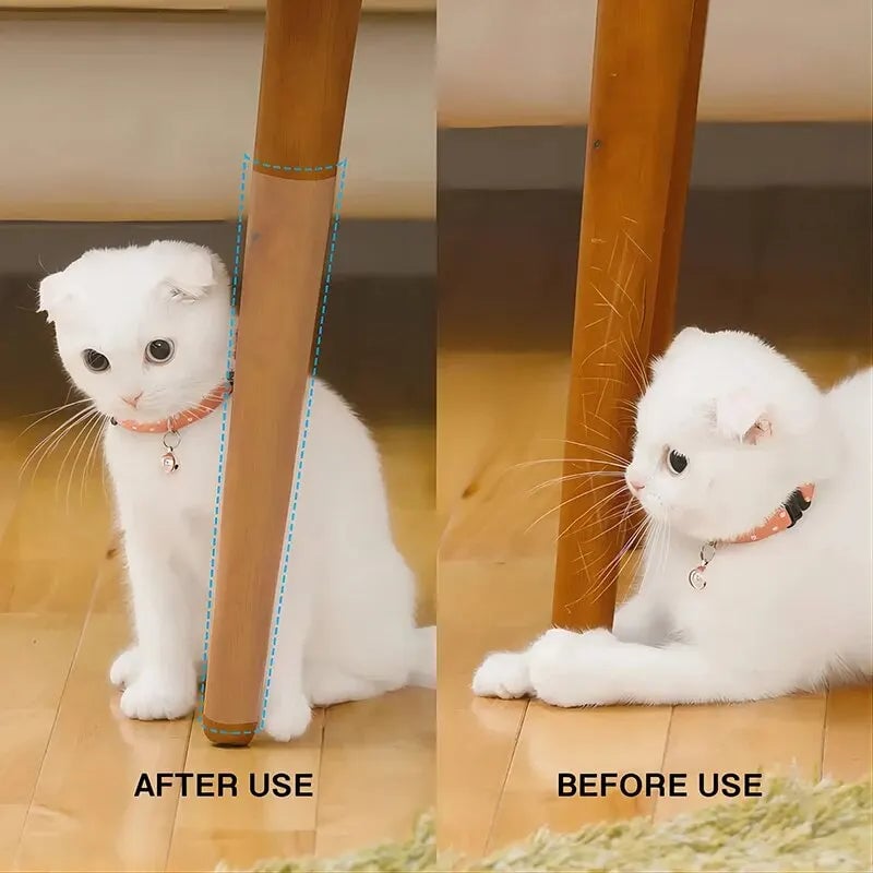 Self-Adhesive Cat Scratch Guards - Clear Sofa Furniture Protectors