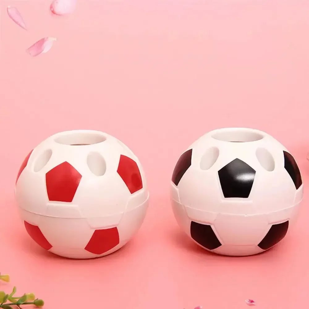 Football Shaped Pen Holder - Multifunctional Desktop Storage Box