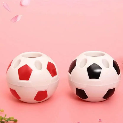 Football Shaped Pen Holder - Multifunctional Desktop Storage Box