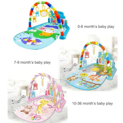 Baby Music Piano Play Mat - Educational Activity Gym Carpet Infant