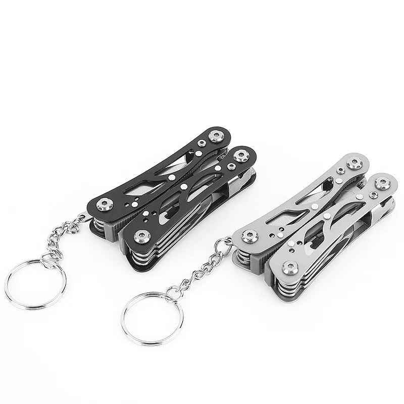 Stainless Steel Multi-Tool Pliers - Folding Camping Survival Tool