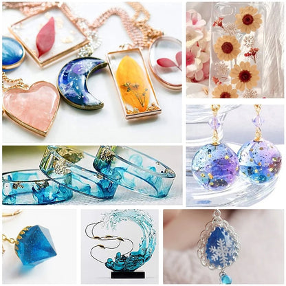 1:1 Crystal Clear Epoxy Resin Kit - High Gloss Bubble-Free Coating