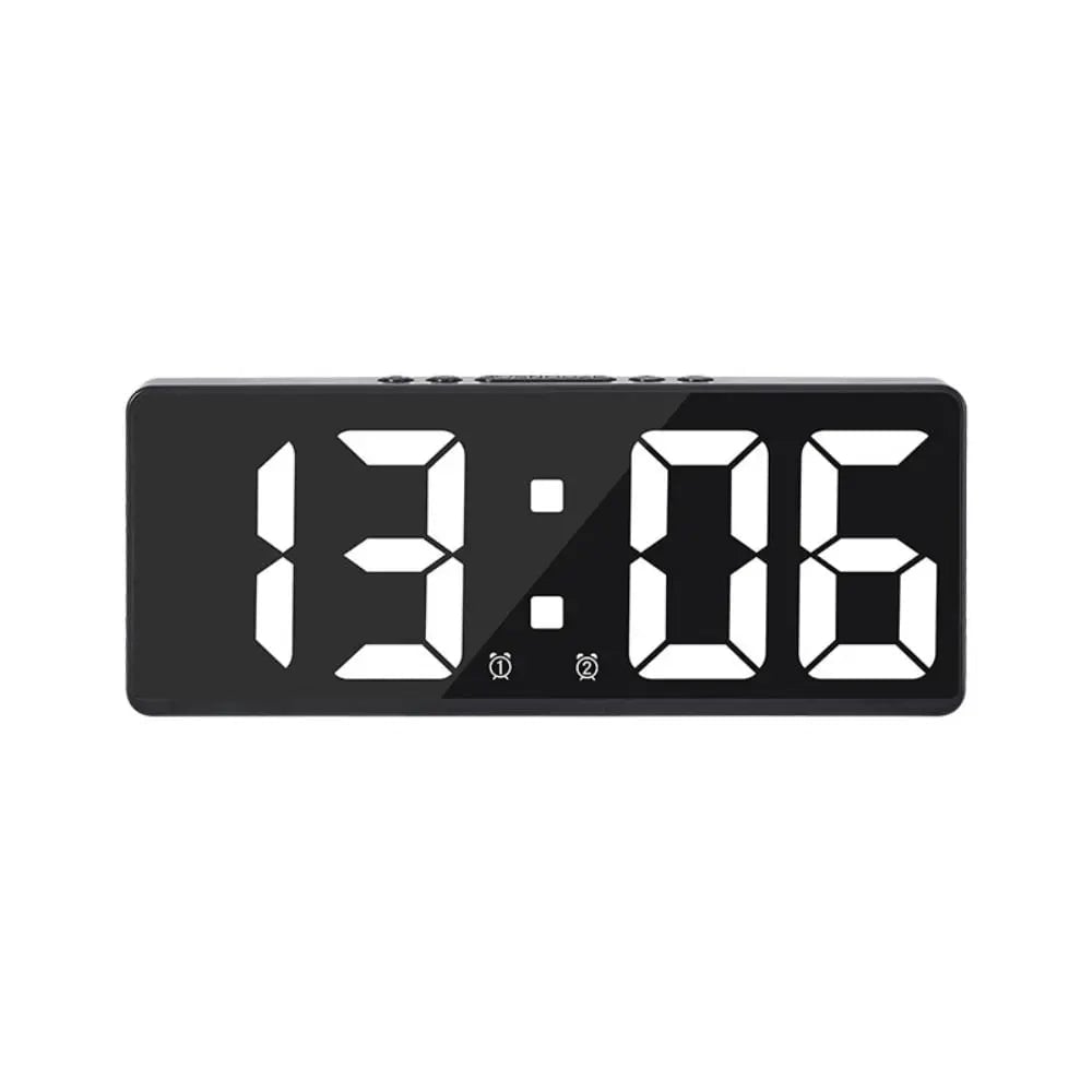 LED Digital Alarm Clock with Temperature Display & Backlight