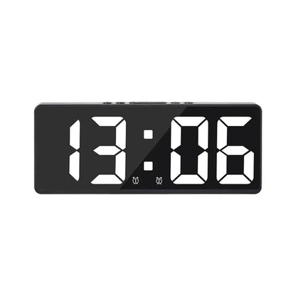 LED Digital Alarm Clock with Temperature Display & Backlight