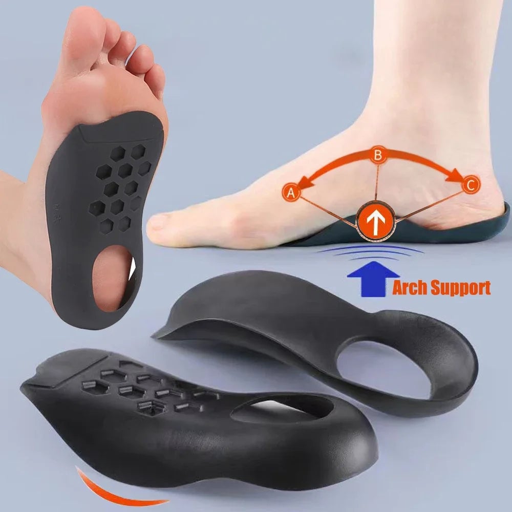 Orthotic Arch Support Insoles for Flat Feet O-Legs Plantar Fasciitis
