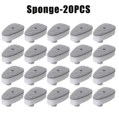 Soap Dispensing Kitchen Sponge Brush Long Handle Press Type Scrubber