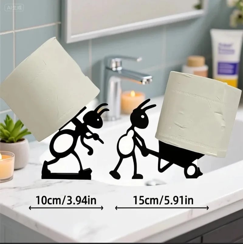 Minimalist Animal Tissue Holder - Practical Paper Roll Dispenser