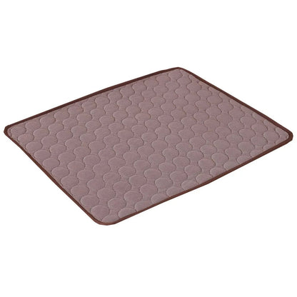 Self-Cooling Pet Mat - Washable Dog Cat Bed Blanket S/M/L Sizes