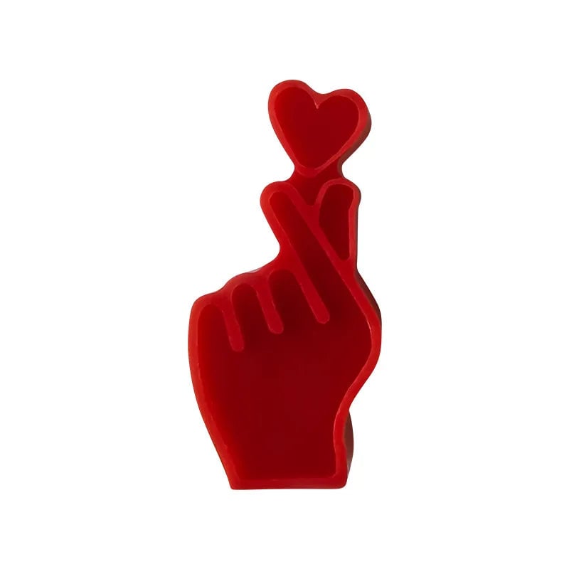 3D Mini Heart Silicone Candle Mold - DIY Craft Chocolate Plaster