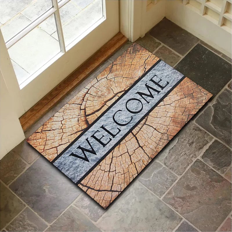 Diatom Mud Non-Slip Door Mat - Super Absorbent Geometric Bathroom Rug