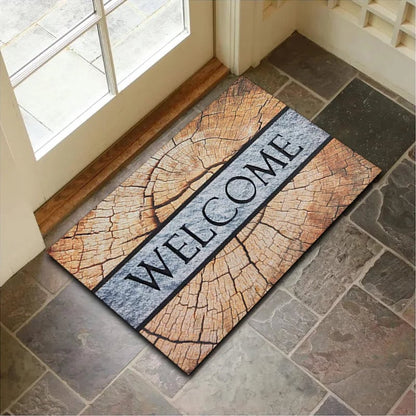 Diatom Mud Non-Slip Door Mat - Super Absorbent Geometric Bathroom Rug