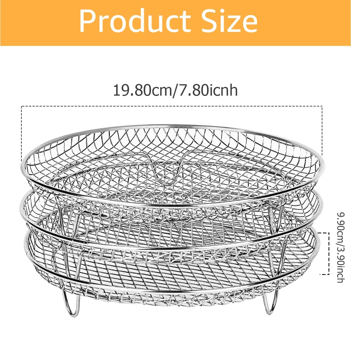 Non-Stick Mesh Baking Tray - Multi-Purpose Frying & Grilling Pan
