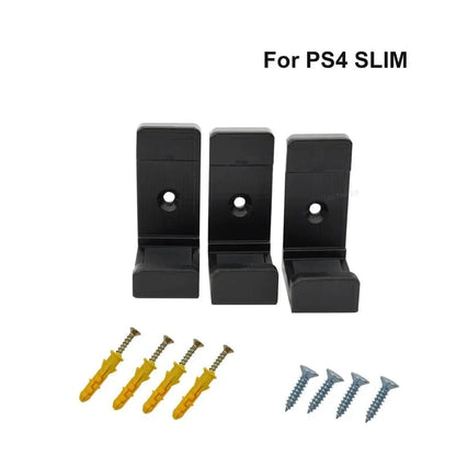 3PCS PS4 Wall Mount Bracket Set - Pro/Slim/Original Console Holder